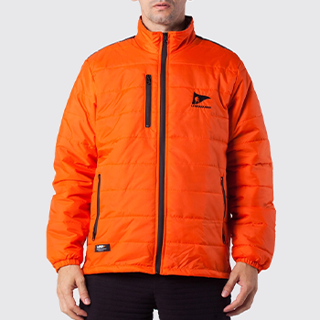 Jaqueta Puffer Laranja